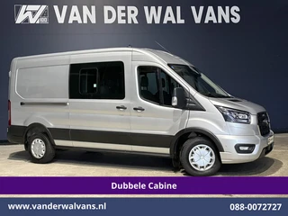 Ford Transit 2.0 TDCI 185pk L3H2 Dubbele Cabine Euro6 Airco | 5-Zits | Camera | Navigatie | Apple Ca