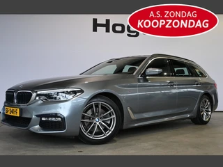 BMW 5 Serie Touring 520i High Executive M Sport Automaat Clima LED Cruise Navigatie Trekhaak PDC Sta