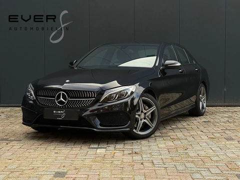 Mercedes-Benz C-klasse 180 AMG in/exterieur, Sport/Stoelen, Led/Verlichting, Leder, Navigatie, Cruis