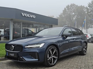 Volvo V60 T6 350PK Plug-in hybrid AWD Ultra Dark | BLIS | B&W | HUD | Pano | 360 Camera | ACC | Keyl