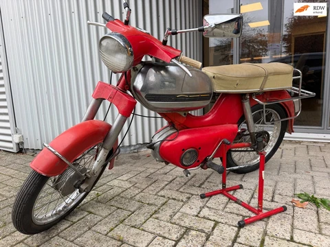 Kreidler Florett k54/0M 01-1961 2e eigenaar ( sinds 1967) loopt , compleet , matching nummer 3 bak v