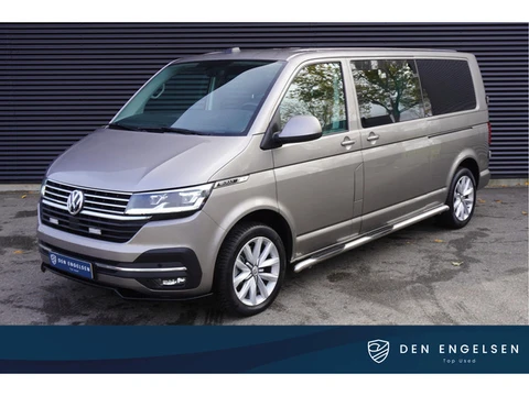 Volkswagen Transporter Bulli 204pk Automaat L2H1 Dubbele cabine 2x Schuifdeur Leder LED Digital Dash