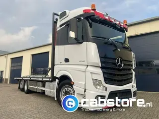 Mercedes-Benz ACTROS 2742 6x2 Euro 6 - Oprijwagen met Aluminium rampen - Hefas - Bouwjaar 2014 - Km 