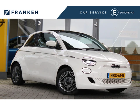 Fiat 500E Icon 42 kWh | Panoramadak | Parkeersensoren | Achteruitrijcamera | Airco