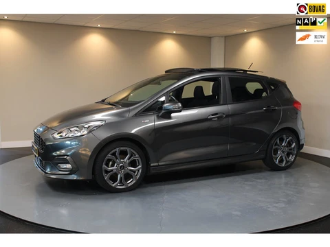 Ford Fiesta 1.0 EcoBoost ST-Line *Pano/schuifdak* Stoel/Stuurverw.|Carplay|Adapt.Cruise|Navi|Climate