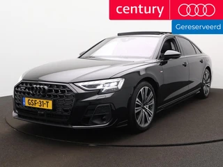 Audi A8 60 TFSI e Quattro | S Line | panoramadak | stoelventilatie | head-up display | B&O 3D | trek