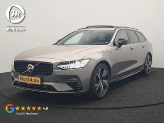 Volvo V90 T6 AWD R-Design PHEV 340pk Dealer O.H. | SOH 86,5% | Trekhaak Af Fabriek | Panodak | Adapt