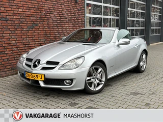 Mercedes-Benz SLK-klasse 200 K. Cabrio Hardtop ParkeerSensoren/Stoel&Nek Verwarm/Leder/Airco/Cruise/