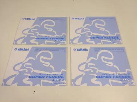 INSTRUCTIEBOEKJE Yamaha XT 1200 Z Super Tenere 2010 - 2013