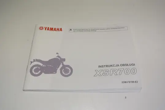 INSTRUCTIEBOEKJE Yamaha XSR 700 2016 - 2018