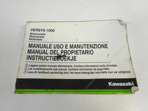 INSTRUCTIEBOEKJE Kawasaki VERSYS 1000 2015 - 2018