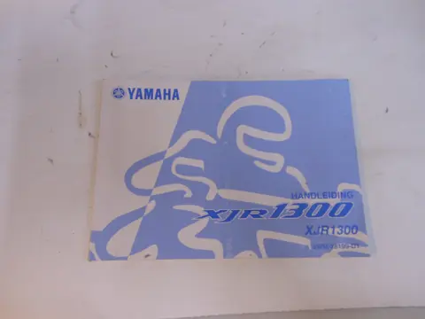 INSTRUCTIEBOEKJE Yamaha XJR 1300 1999 - 2007