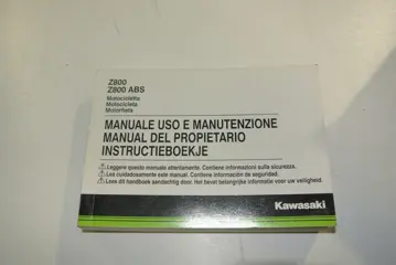 INSTRUCTIEBOEKJE Kawasaki Z 800 2013 - 2014