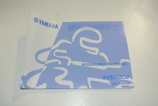 INSTRUCTIEBOEKJE Yamaha XV 950 R 2016 - 2018