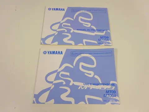 INSTRUCTIEBOEKJE Yamaha MT 09 2013 - 2017