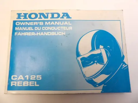INSTRUCTIEBOEKJE Honda Overige Honda 1960 - 2021