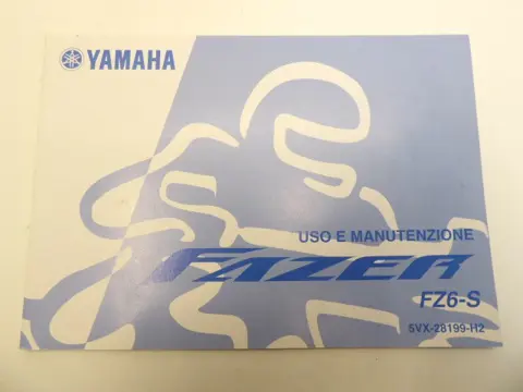 INSTRUCTIEBOEKJE Yamaha FZ6 2008 - 2009