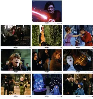 Harry Potter and the Goblet of Fire lobbycard set.