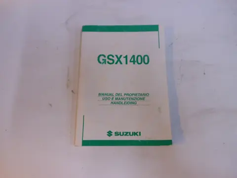 INSTRUCTIEBOEKJE Suzuki GSX 1400 1990 - 2009