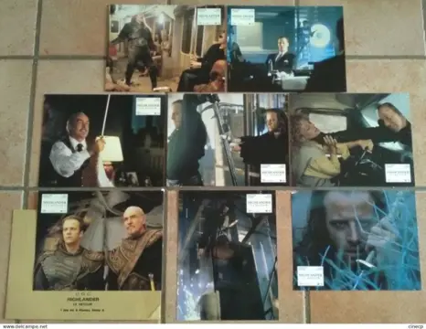 HIGHLANDER II : THE QUICKENING lobbycard set.