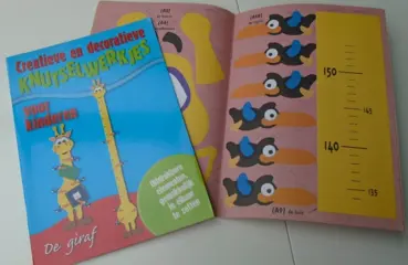 KNUTSELWERKJES VOOR DE KLEINTJES GIRAF GROEIMETER 13 STUKS