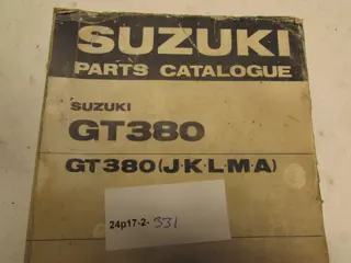 WERKPLAATSHANDBOEK Suzuki GT 380 1970 - 2012