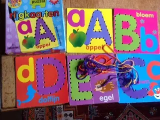 Creatief- rijgkaarten / punniken