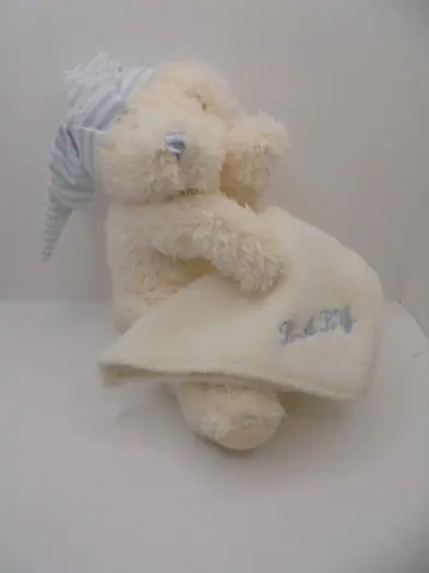 PLUCHE KNUFFEL BEER BABY BLAUW Appletree NIEUW