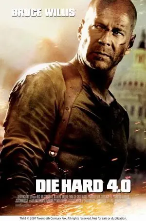 DIE HARD 4.0 filmposter.