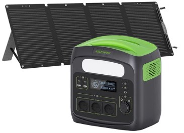 NECESPOW N1200 1200W Portable Power Station + Solar Panel