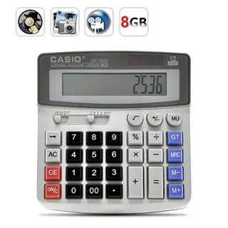 Spy rekenmachine 8GB ,camera , beweging detectie