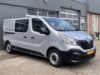 Renault Trafic 1.6 dCi L2H1 DC Marge Btw /Bpm vrij Airco Cruise controle Navigatie Dubbele cabine 1e
