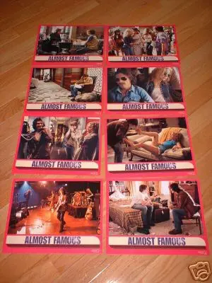 ALMOST FAMOUS lobbycard set.