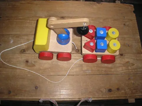 Diverse houten speelgoed