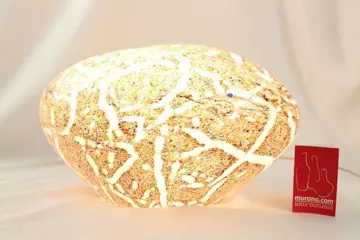 Murano.com - Tafellamp, Grote designlamp mod. kokosnoot -