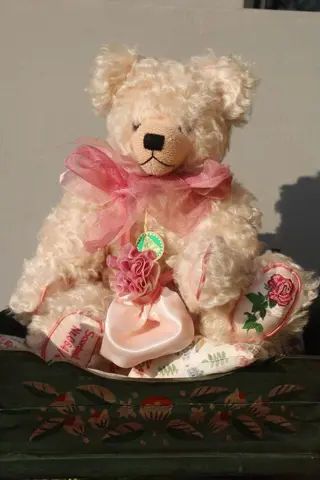 Hermann Teddy - Vintage - Scented Rose Teddybeer -