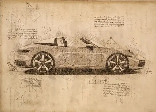 Afbeelding/illustratie - 911 TARGA 4 - Porsche