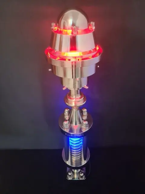 Sven Grünheid - Vloerlamp (1) - Uranium-Hemi-Lints Lamp