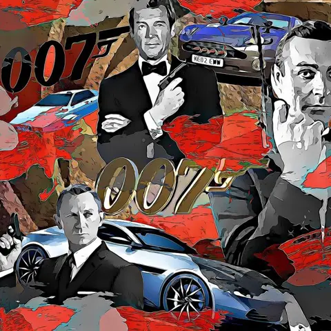Poster/prent - Aston Martin