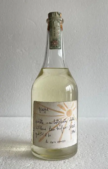 Grappa di Lidia &amp; Romano Levi - Hand Drawn Label - b.