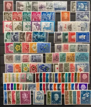 Nederland 1950/1960 - Elf complete jaargangen - NVPH 549/751, 618b/634b