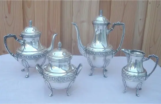 Orbrille - Koffieservies - Verzilverd