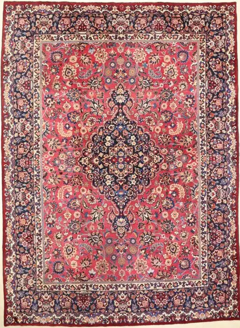 Alte MashadRetro Boho Teak Ära - Tapijt - 400 cm - 300 cm