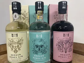 Broken Bones Gin - London Dry, Navy Strength &amp; Sloe -