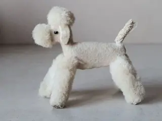 Steiff - Vintage Mini Poedel Mascotte (8cm x 6cm) -