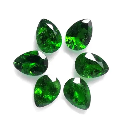 6 pcsDiopside Chrome - geen minimumprijs - 4.63 ct
