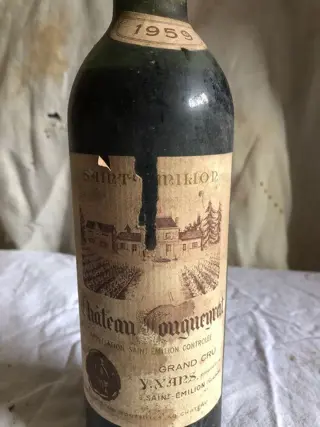 1959 Château Fougueyrat - Bordeaux - 1 Fles (0,75 liter)