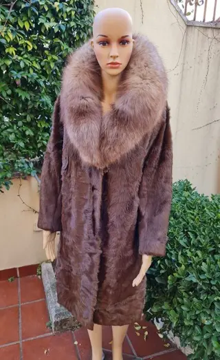 Artisan Furrier - Lamsvel, Vos Bontjas - Gemaakt in: Italië