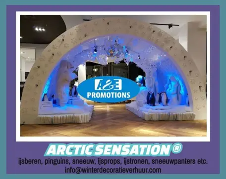 Den haag winterwonderland rekwisiet verhuur zoetermeer