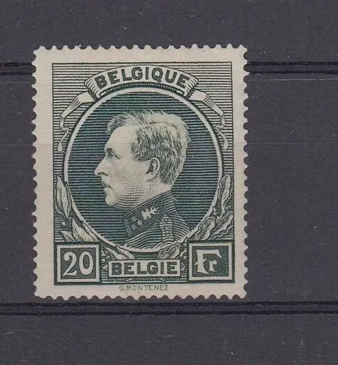 België 1930 - Montenez - OBP : 290A grijsgroen met goede centrage